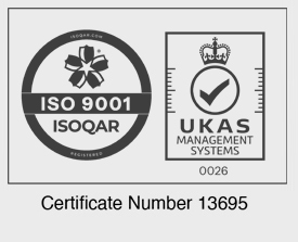 ISOQAR Registered - alcumus.com - UKAS Management Systems 0026 - Certificate Number 13695 - ISO 9001, ISO 45001
