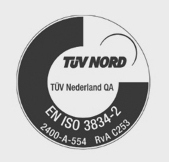 TÜV NORD - TÜV Nederland - EN ISO 3834-2 - 2400-A-554 RvA C253